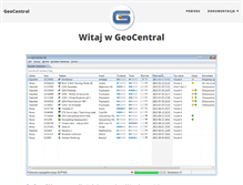 Tablet Screenshot of geocentral.pl